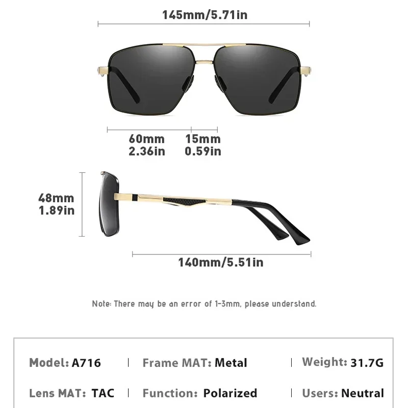 XUKA Retro Optics Women Men Metal Frame UV400 Driving Prescription Polarized Myopia Sunglasses Fashion Glasses -0.50 to -6.0
XUKA Retro Optics Women Men Metal Frame UV400 Driving Prescription Polarized Myopia Sunglasses Fashion Glasses -0.50 to -6.0