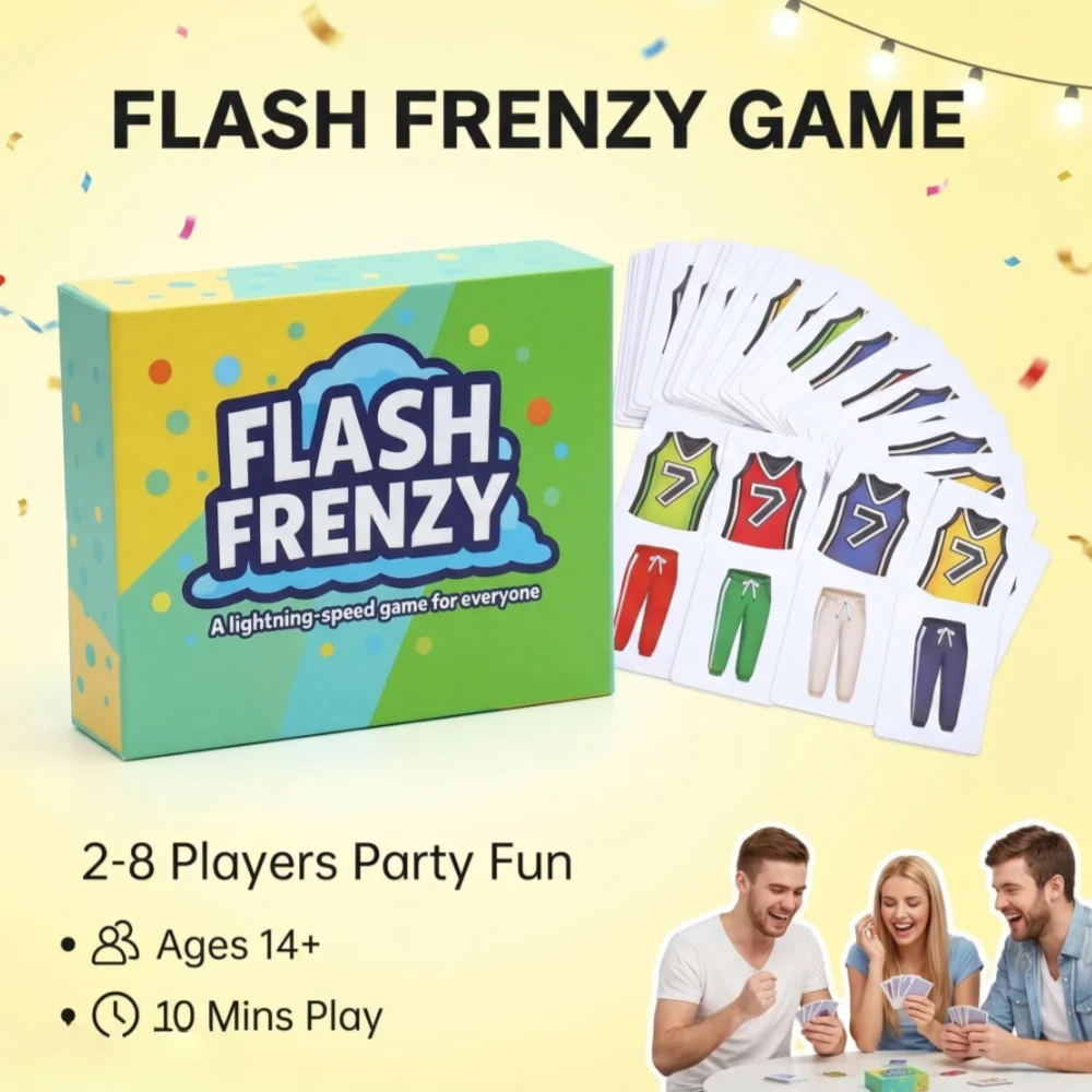 Fast-paced card-stacking game - portable paper toy. Family gatherings and party board games. Gifts for holidays such as Easter a
Fast-paced card-stacking game - portable paper toy. Family gatherings and party board games. Gifts for holidays such as Easter a