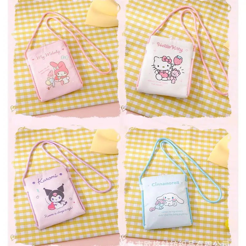 Милый модный рюкзак Sanrios Hello Kittys Kuromi My Melody, маленькая сменная сумка через плечо, портативная сумка для мобильного телефона с героями мультфильмов, подарок
Милый модный рюкзак Sanrios Hello Kittys Kuromi My Melody, маленькая сменная сумка через плечо, портативная сумка для мобильного телефона с героями мультфильмов, подарок