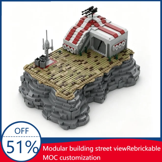 1895PCS MOC Old Republic Bunker Sci-Fi Military Base Diorama Model Custom Building Blocks DIY Educational Assembly Toy Display
1895PCS MOC Old Republic Bunker Sci-Fi Military Base Diorama Model Custom Building Blocks DIY Educational Assembly Toy Display