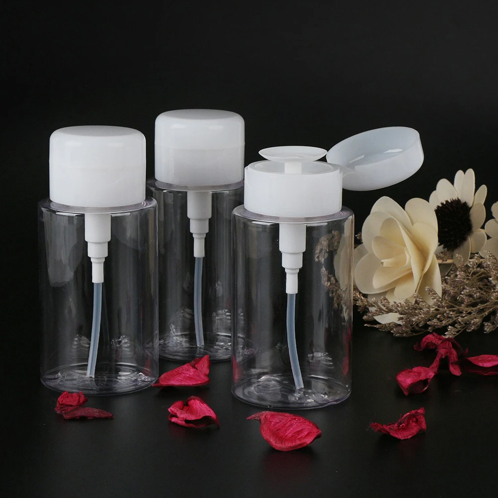 4pcs Makeup Remover Bottle Durable Transparent Portable Travel Size Camping Dispensing Handwashing Fluid Container
4pcs Makeup Remover Bottle Durable Transparent Portable Travel Size Camping Dispensing Handwashing Fluid Container