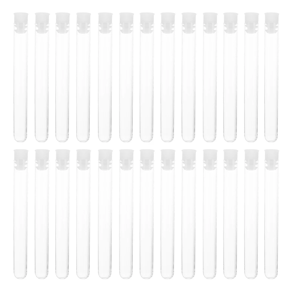 50pcs Disposable Test Tubes Plastic Clear Sample Collection Tubes Caps Small Vials for Lab Use Storage Container
50pcs Disposable Test Tubes Plastic Clear Sample Collection Tubes Caps Small Vials for Lab Use Storage Container