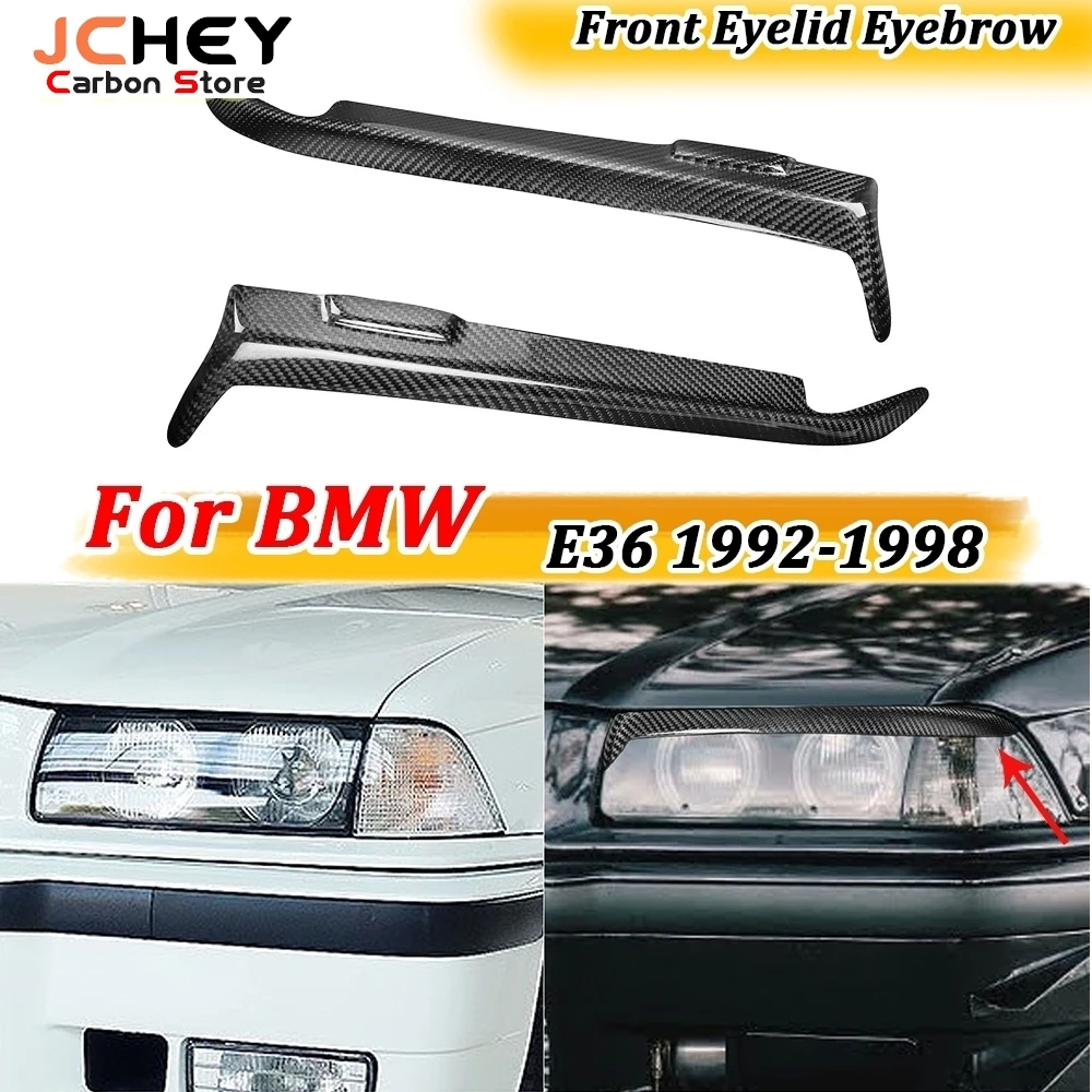 Car Front Bumper Eyelid Eyebrow Trims for BMW E36 1992-1998 Carbon Fiber Headlight Eyelids Head Lamp Eyebrow Cover
Car Front Bumper Eyelid Eyebrow Trims for BMW E36 1992-1998 Carbon Fiber Headlight Eyelids Head Lamp Eyebrow Cover