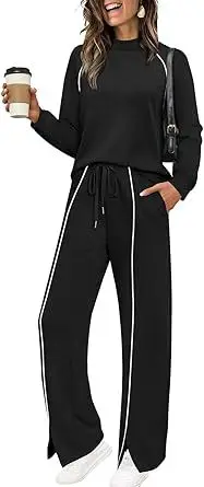 2025 Autumn/Winter Fashion Round Neck Long Sleeve Pants Slit Casual Sweatshirt Set for Women Ensemble Femme 2 Pièces
2025 Autumn/Winter Fashion Round Neck Long Sleeve Pants Slit Casual Sweatshirt Set for Women Ensemble Femme 2 Pièces