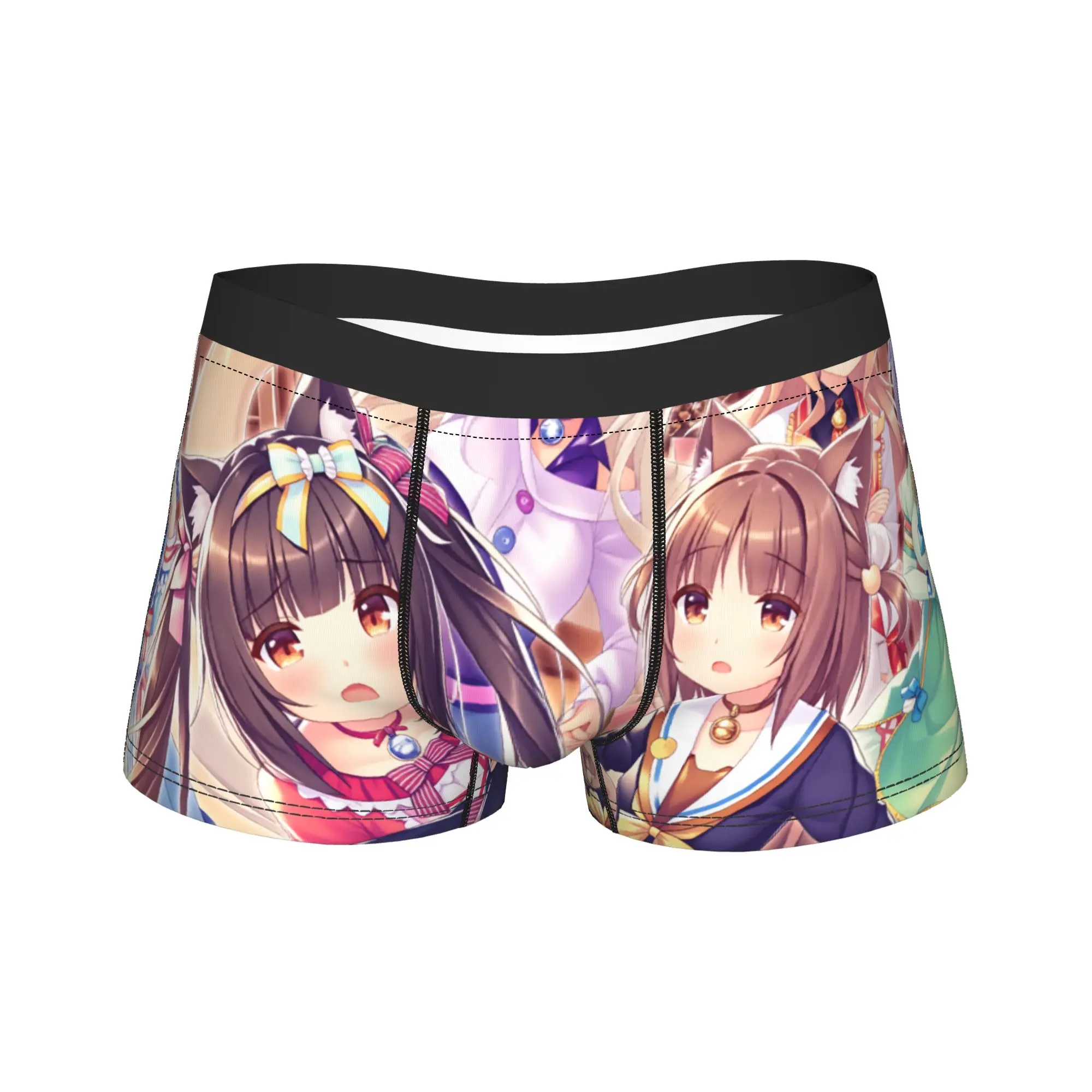 Нижнее белье Nekopara Coconut Cinnamon Azuki, классические трусы-шорты для мужчин, с 3D-мешочком, большие трусы-боксеры
Нижнее белье Nekopara Coconut Cinnamon Azuki, классические трусы-шорты для мужчин, с 3D-мешочком, большие трусы-боксеры