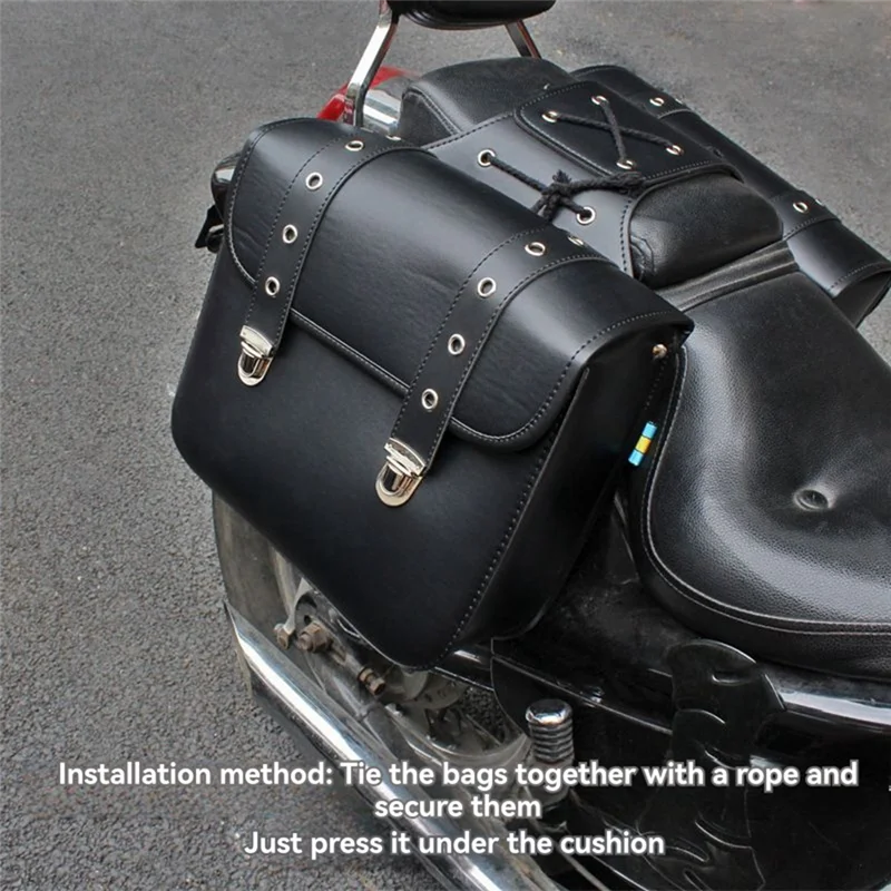 1 Pair Motorcycle Retro Saddlebag PU Leather Side Bags Storage Bags Tail Bags For Universal Storage Tool Parts
1 Pair Motorcycle Retro Saddlebag PU Leather Side Bags Storage Bags Tail Bags For Universal Storage Tool Parts