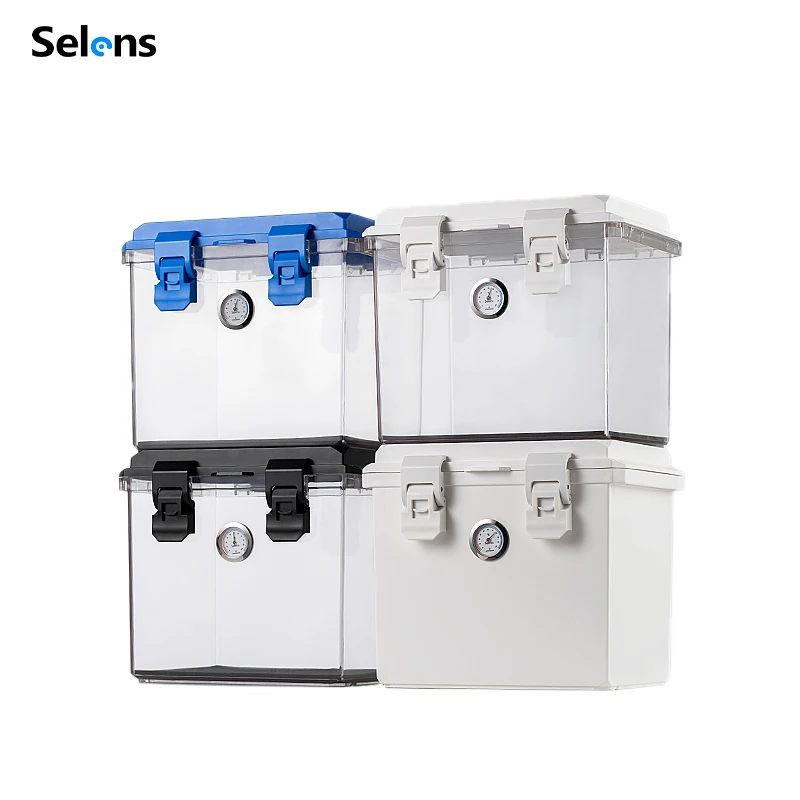 Selens 12L Dry Storage Box/ Shock-Resistant Hygroscopic Card Waterproof Moisture-proof box For Photographic Camera Lens Storage
Selens 12L Dry Storage Box/ Shock-Resistant Hygroscopic Card Waterproof Moisture-proof box For Photographic Camera Lens Storage