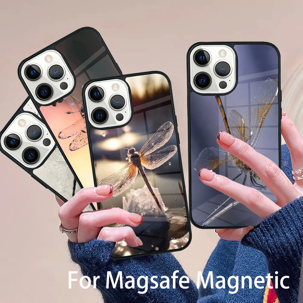 Dragonfly Animal Art Phone Case Magesafe Magnetic Wireless Charge Cover For IPhone 16 11 12 13 14 15 Pro Max Plus Mini
Dragonfly Animal Art Phone Case Magesafe Magnetic Wireless Charge Cover For IPhone 16 11 12 13 14 15 Pro Max Plus Mini