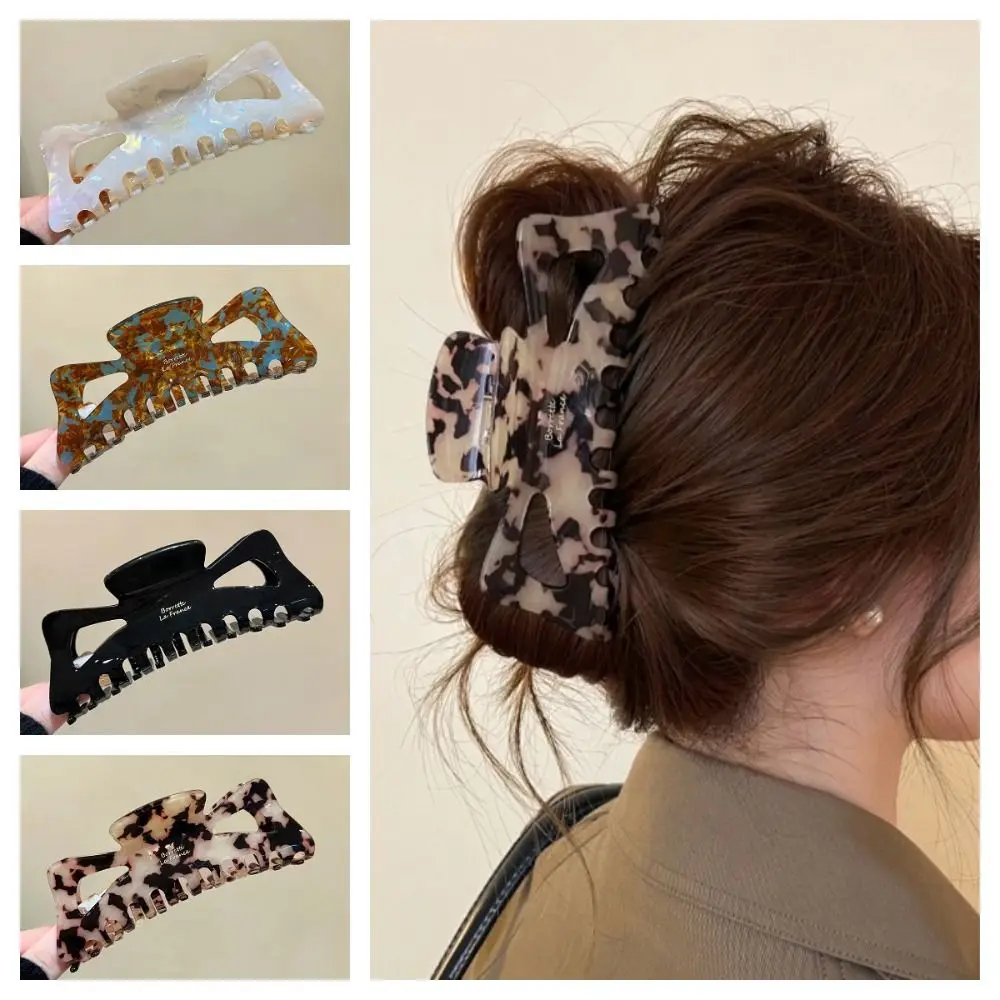 Elegant Sweet Bowknot Hair Claw Leopard Print Korean Style Ponytail Clip Hair Clip Shiny White Large Shark Clip Girls
Elegant Sweet Bowknot Hair Claw Leopard Print Korean Style Ponytail Clip Hair Clip Shiny White Large Shark Clip Girls