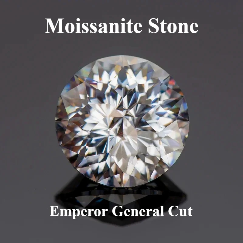 Moissanite Stone Round Shape Special Emperor General Cut D Color Gemstone for Charms Jewelry Making Materials with Certificate
Moissanite Stone Round Shape Special Emperor General Cut D Color Gemstone for Charms Jewelry Making Materials with Certificate