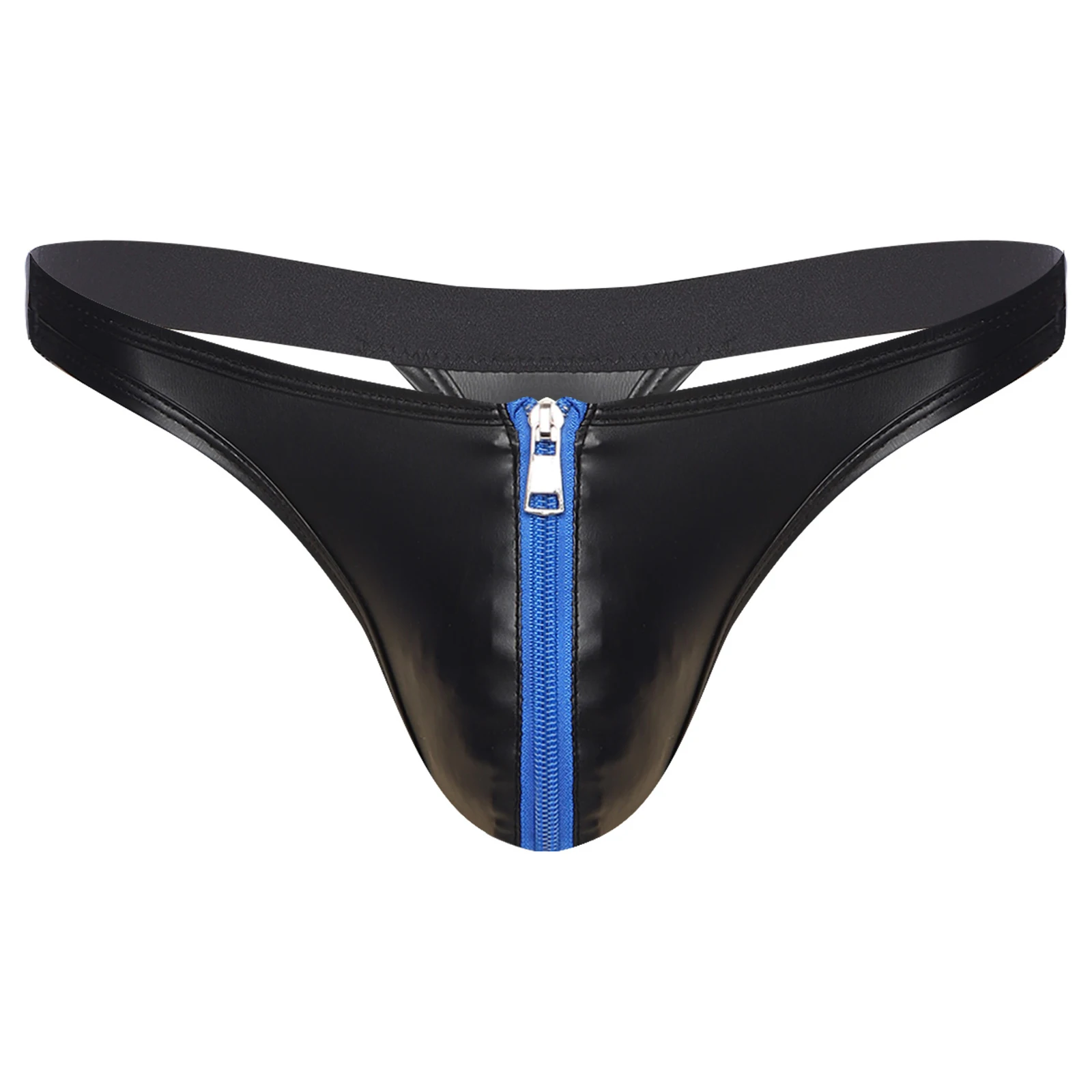 Mens Briefs PU Thongs Underwear Bulge Pouch with Zipper Low Rise T-back Panties for Nightclub Festival Performance Costume Set
Mens Briefs PU Thongs Underwear Bulge Pouch with Zipper Low Rise T-back Panties for Nightclub Festival Performance Costume Set