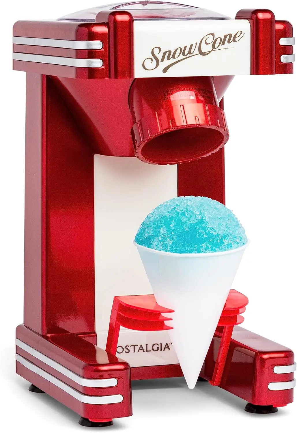 Snow Cone Shaved Ice Machine - Makes 20 Icy Treats - Includes 1 Reusable Plastic Cup - Retro Red
Snow Cone Shaved Ice Machine - Makes 20 Icy Treats - Includes 1 Reusable Plastic Cup - Retro Red