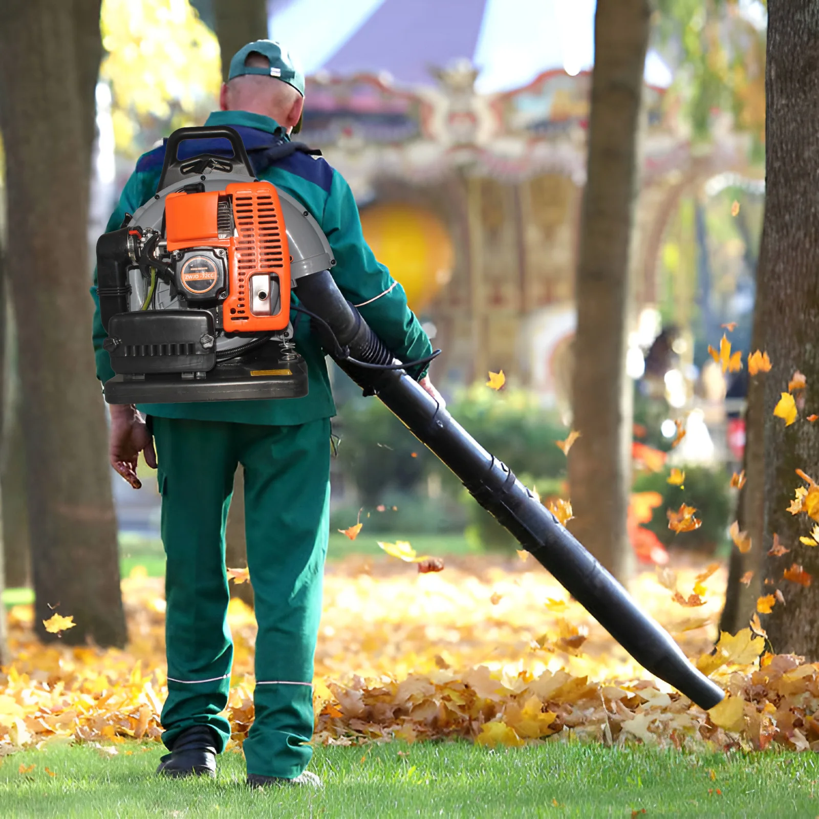 Gas Backpack Leaf Blower 72CC 3.6HP, Ergonomic & Low-Vibration, Cruise Control IDeal ForVear-Round Yard Maintenance
Gas Backpack Leaf Blower 72CC 3.6HP, Ergonomic & Low-Vibration, Cruise Control IDeal ForVear-Round Yard Maintenance