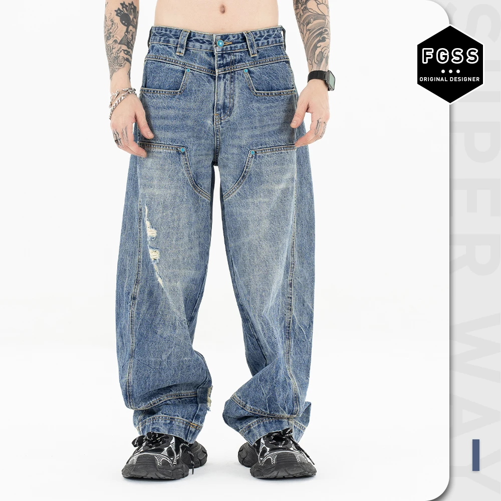 Forgiveness Unisex Jeans Loose Vintage Washed Multiple pockets Trousers Three-Dimensional Cut Straight-Leg Niche Men‘s Y2K Denim
Forgiveness Unisex Jeans Loose Vintage Washed Multiple pockets Trousers Three-Dimensional Cut Straight-Leg Niche Men‘s Y2K Denim