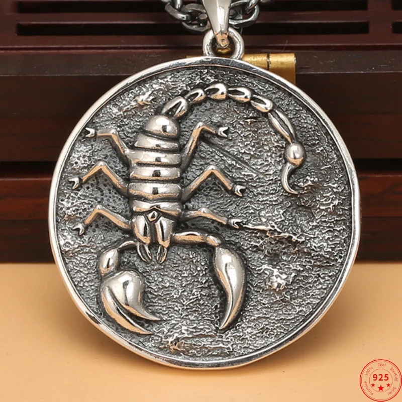 S925 Sterling Silver Charms Pendants for Women Men New Fashion Ancient Dark Scorpio Constellation Punk Jewelry Wholesale
S925 Sterling Silver Charms Pendants for Women Men New Fashion Ancient Dark Scorpio Constellation Punk Jewelry Wholesale