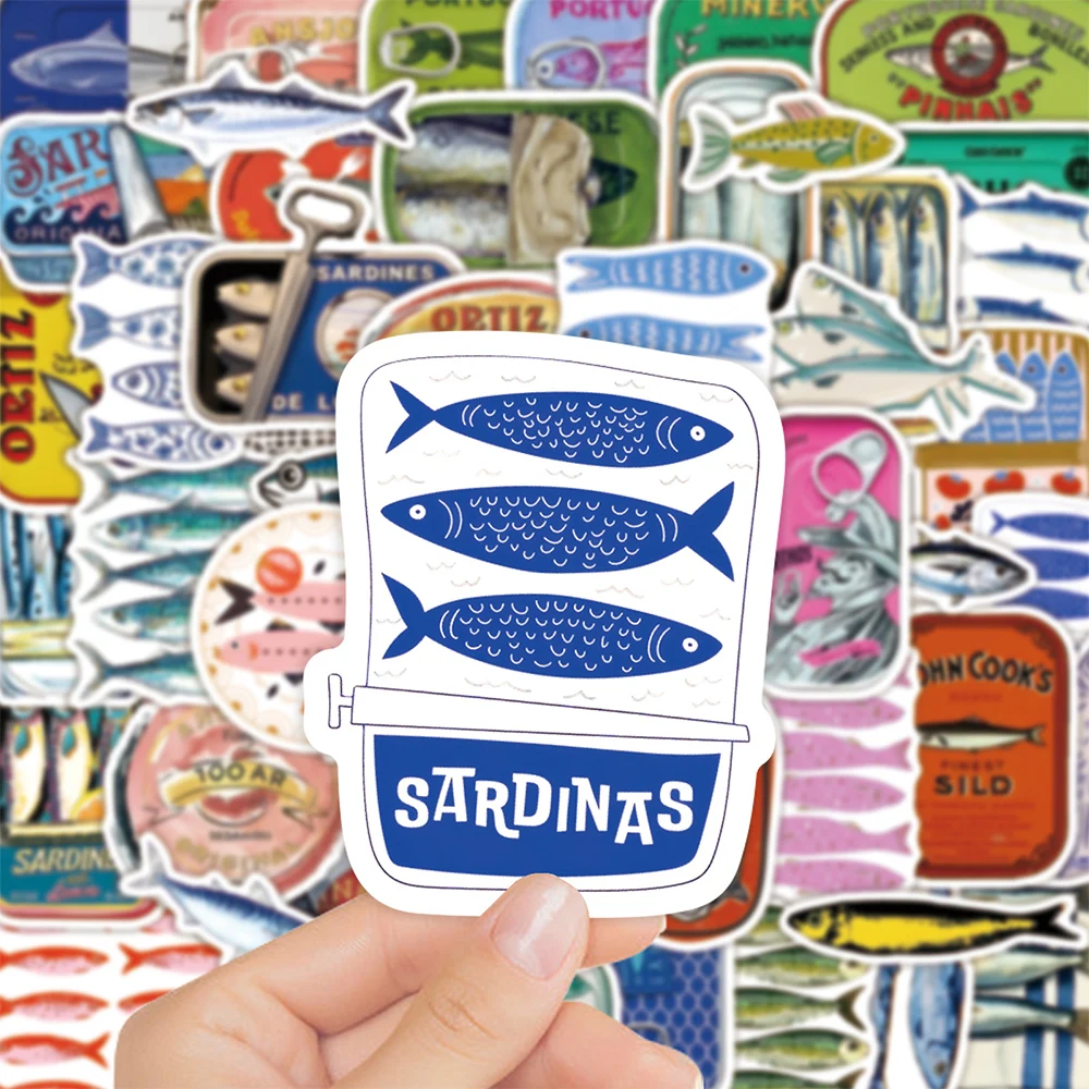 10/30/50pcs Vintage Ins Style Sardine Can Graffiti Stickers Cartoon Creative Sticker DIY Scrapbook Fridge Phone Decals Wholesale
10/30/50pcs Vintage Ins Style Sardine Can Graffiti Stickers Cartoon Creative Sticker DIY Scrapbook Fridge Phone Decals Wholesale