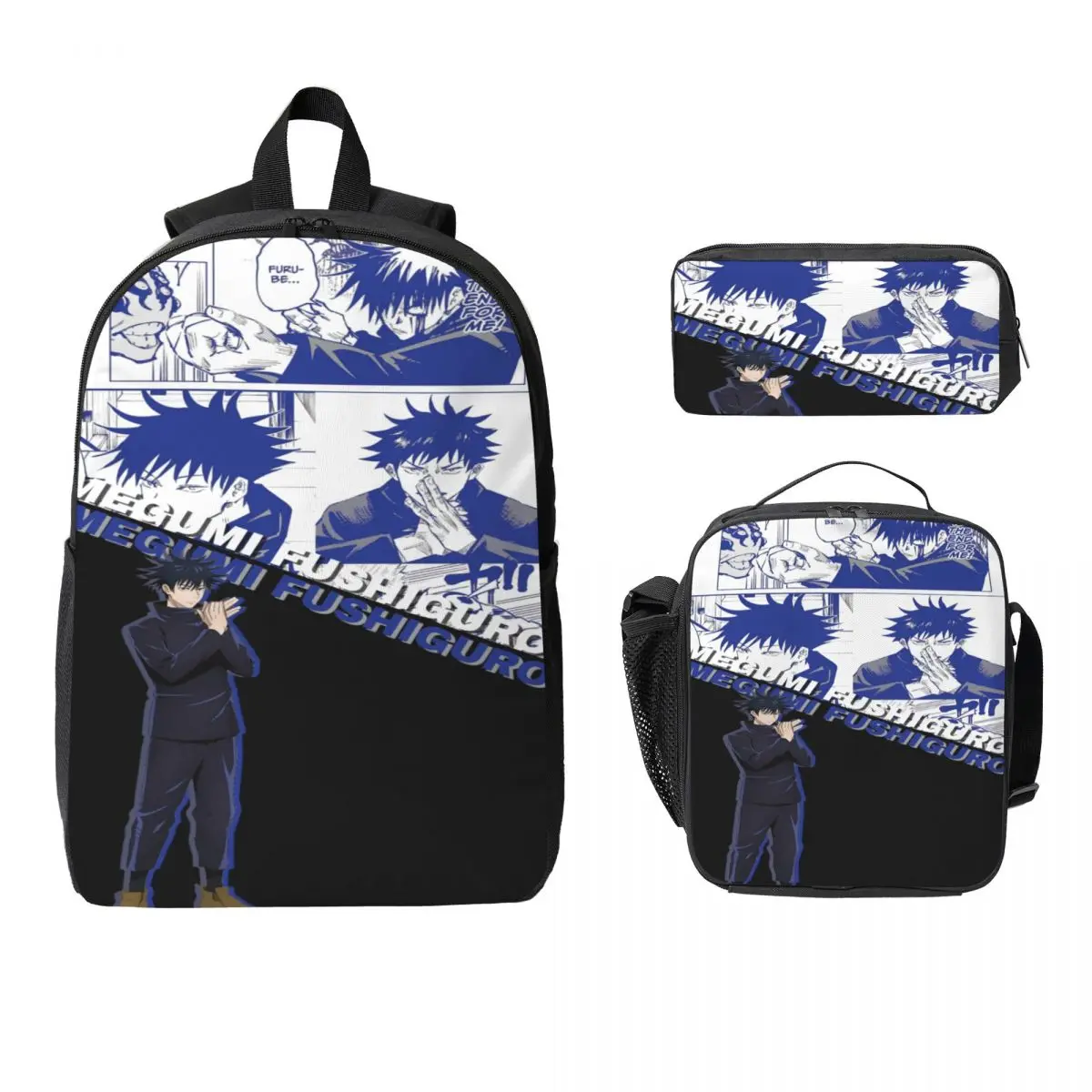 Jujutsus Kaisens Kids Backpack Lunch Box Pencil Boxes for Boys Girls Preschool Backpacks Lightweight School bag Bookbag Set
Jujutsus Kaisens Kids Backpack Lunch Box Pencil Boxes for Boys Girls Preschool Backpacks Lightweight School bag Bookbag Set