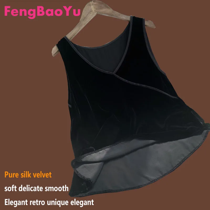 Fengbaoyu Silk Velvet Women's V-neck Casual Comfortable Top Cool, Light, Soft, Delicate, and Stylish for Leisure Wear
Fengbaoyu Silk Velvet Women's V-neck Casual Comfortable Top Cool, Light, Soft, Delicate, and Stylish for Leisure Wear