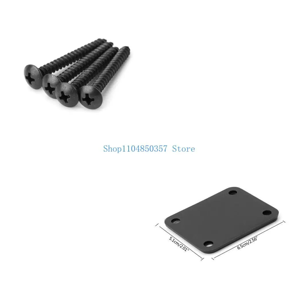 5asd Neck Plate Curved Neck Joint Back Mounting Plate 4 Hole Screws Guitar Bass Parts
5asd Neck Plate Curved Neck Joint Back Mounting Plate 4 Hole Screws Guitar Bass Parts