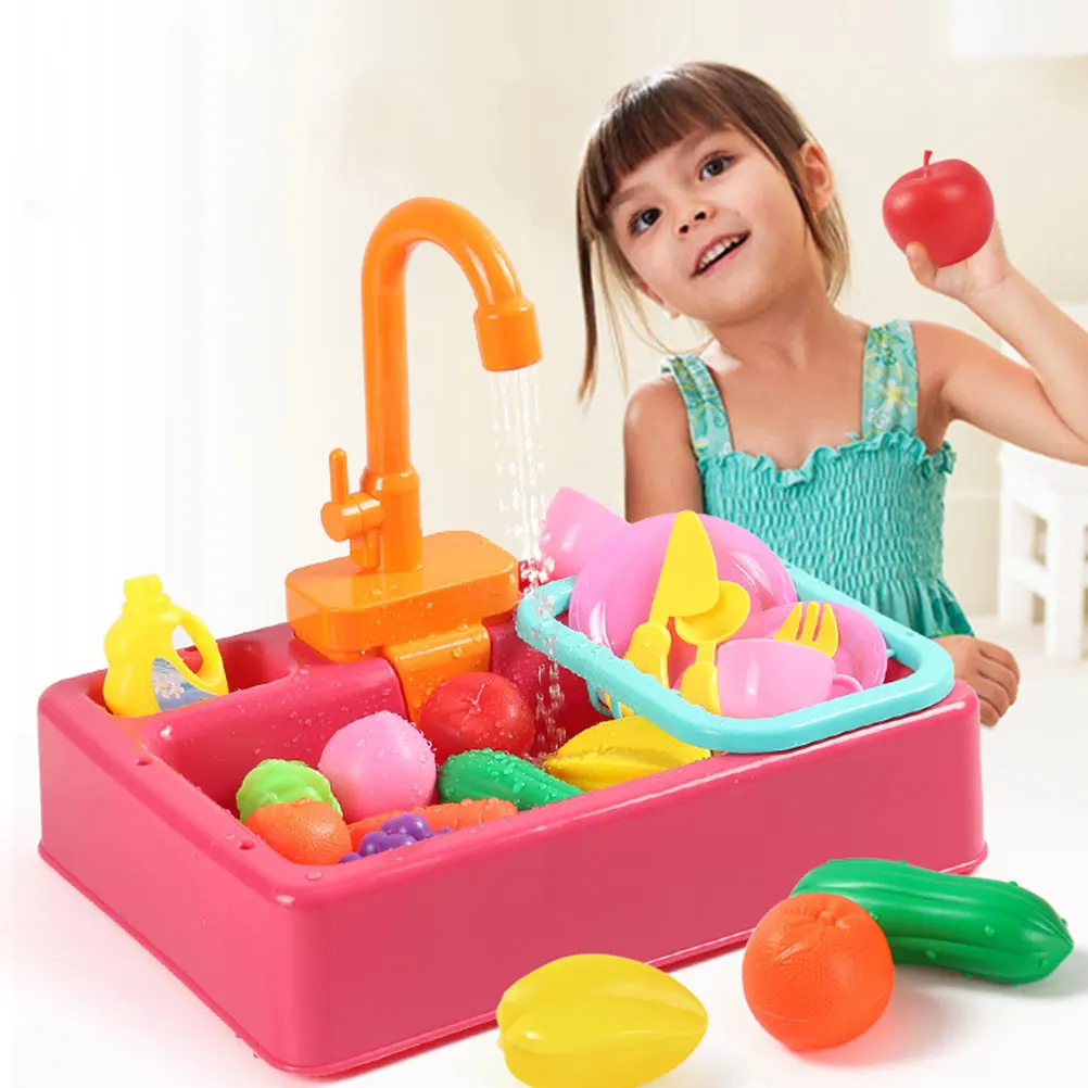 Electric Dishwasher Toy Kids Sink Kitchen Bath Toys Baby Simulation Faucet Realistic Appearance Hands-on Skills Safe
Electric Dishwasher Toy Kids Sink Kitchen Bath Toys Baby Simulation Faucet Realistic Appearance Hands-on Skills Safe