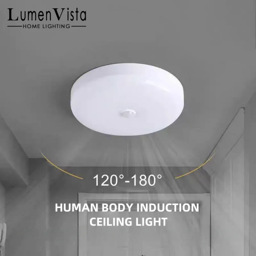 LED Ceiling Light with Human Infrared Induction for Home Garage Attic Door Front Corridor Staircase Warehouse Sensor Lighting
LED Ceiling Light with Human Infrared Induction for Home Garage Attic Door Front Corridor Staircase Warehouse Sensor Lighting