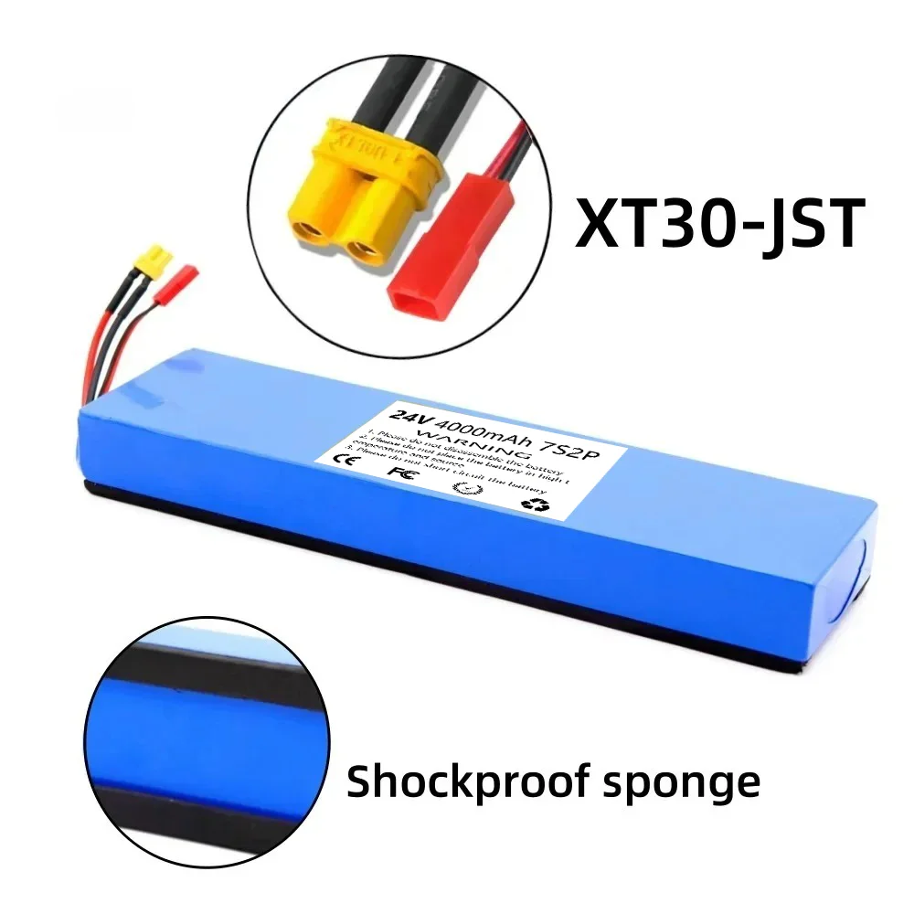7S2P 24V 4000mAh 18650 Lithium-ion Rechargeable Battery Pack For 29.4V Electric Scooter Battery with BMS.
7S2P 24V 4000mAh 18650 Lithium-ion Rechargeable Battery Pack For 29.4V Electric Scooter Battery with BMS.