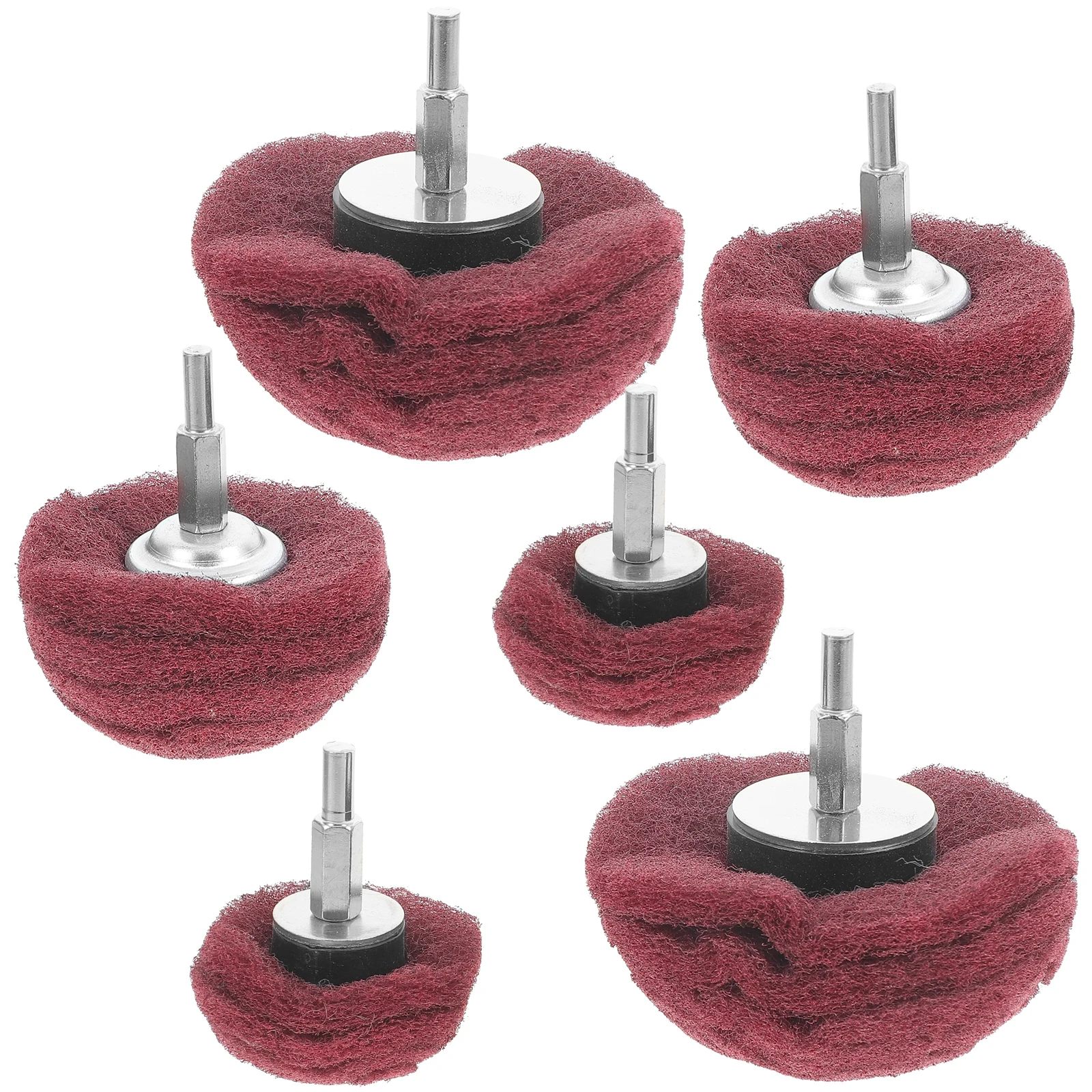3 Pcs Polisher Nylon Fiber Grinding Head Wheels Steel Buffing Abrasive for Clean 
3 Pcs Polisher Nylon Fiber Grinding Head Wheels Steel Buffing Abrasive for Clean