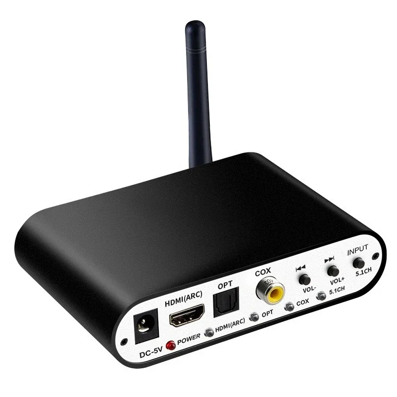 Audio hardware decoder U disk Bluetooth 5.0 receiver HDMI fiber ARC coaxial number
Audio hardware decoder U disk Bluetooth 5.0 receiver HDMI fiber ARC coaxial number