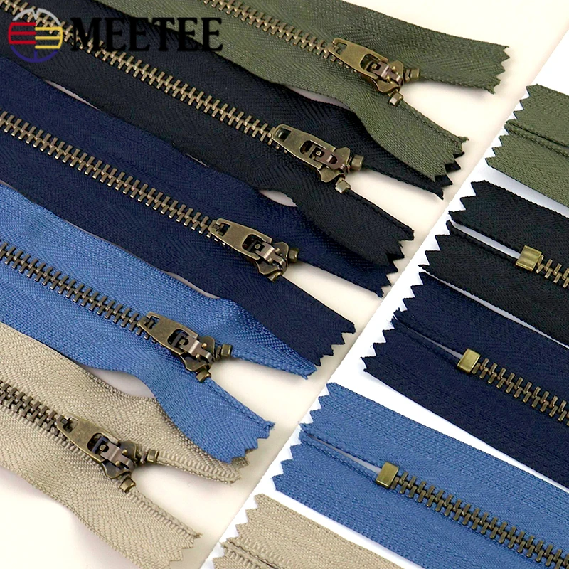 5/10/20Pcs Meetee 4# 10-18cm Close-End Metal Zippers Pants Jeans Closure Zipper Pocket Handbags Replace Zips Sewing Accessories
5/10/20Pcs Meetee 4# 10-18cm Close-End Metal Zippers Pants Jeans Closure Zipper Pocket Handbags Replace Zips Sewing Accessories