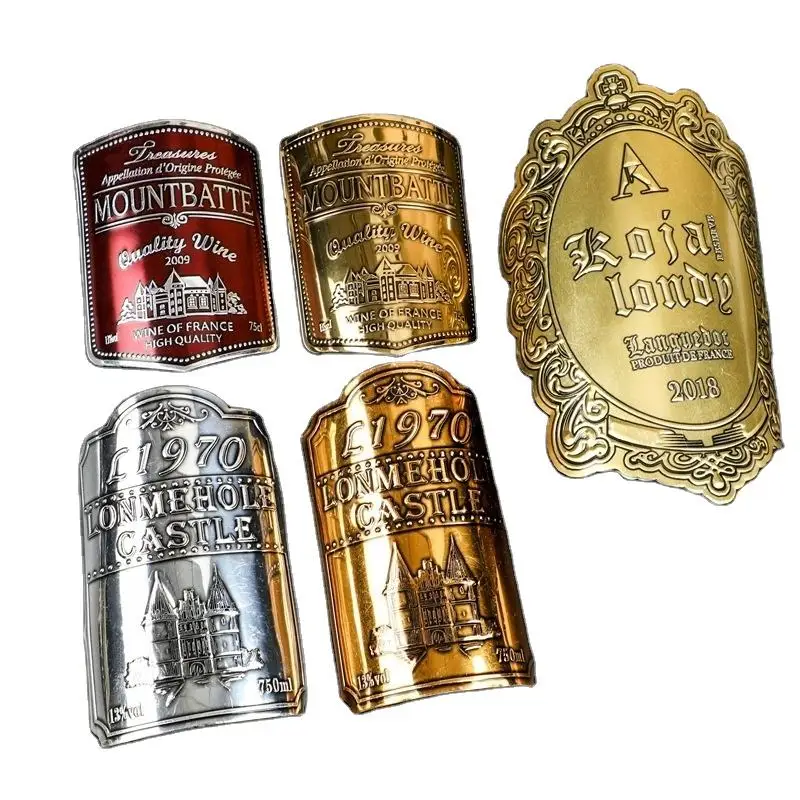 custom.Custom Embossed Curved Aluminum Liquor Wine Label Self Adhesive Metal Logo Bottle Wine Label Sticker
custom.Custom Embossed Curved Aluminum Liquor Wine Label Self Adhesive Metal Logo Bottle Wine Label Sticker