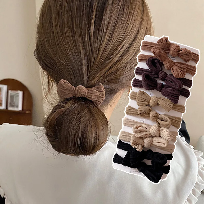 10Pcs Women's Girls Bow Elastic Hair Bands Nylon Hair Ties Ponytail Holder Rubber Scrunchie Headwear Hair Accessories
10Pcs Women's Girls Bow Elastic Hair Bands Nylon Hair Ties Ponytail Holder Rubber Scrunchie Headwear Hair Accessories