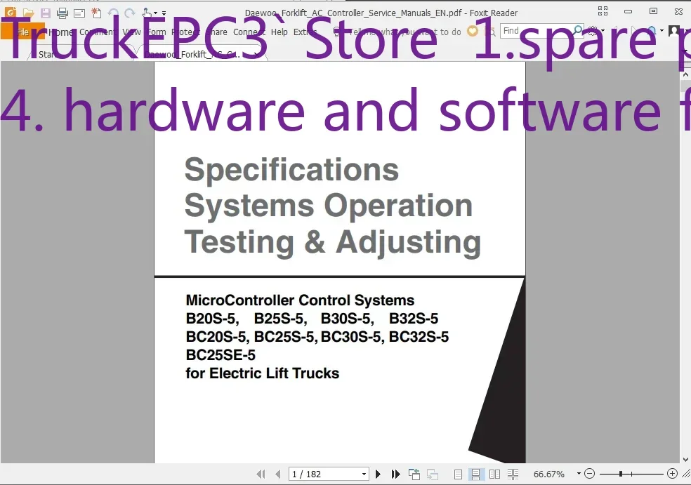 TruckEPC3 Daewoo Forklift Full 7.7 GB PDF Service Manuals Schematic DVD
TruckEPC3 Daewoo Forklift Full 7.7 GB PDF Service Manuals Schematic DVD