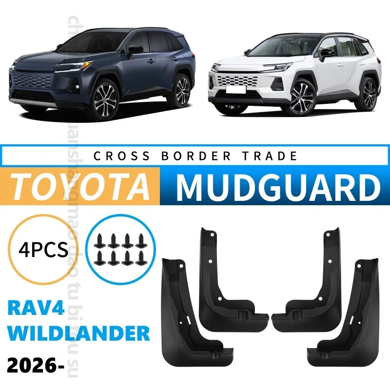 Car Mud Flaps Splash Guards for Toyota Wildlander RAV4 2026 Exterior Accessories Set of 4 Black Tire Fender Protectors Custom
Car Mud Flaps Splash Guards for Toyota Wildlander RAV4 2026 Exterior Accessories Set of 4 Black Tire Fender Protectors Custom
