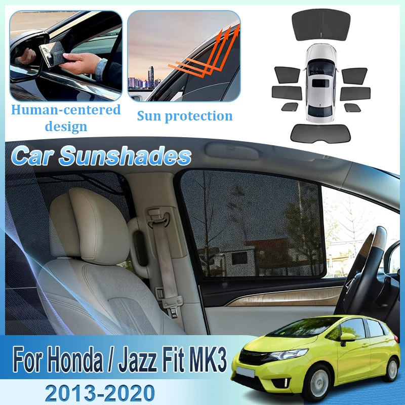 Car Mesh Visor For Honda Jazz Fit MK3 2013~2020 2014 2017 2019 Window Magnetic Sunshades Privacy Curtains Shade Auto Accessories
Car Mesh Visor For Honda Jazz Fit MK3 2013~2020 2014 2017 2019 Window Magnetic Sunshades Privacy Curtains Shade Auto Accessories
