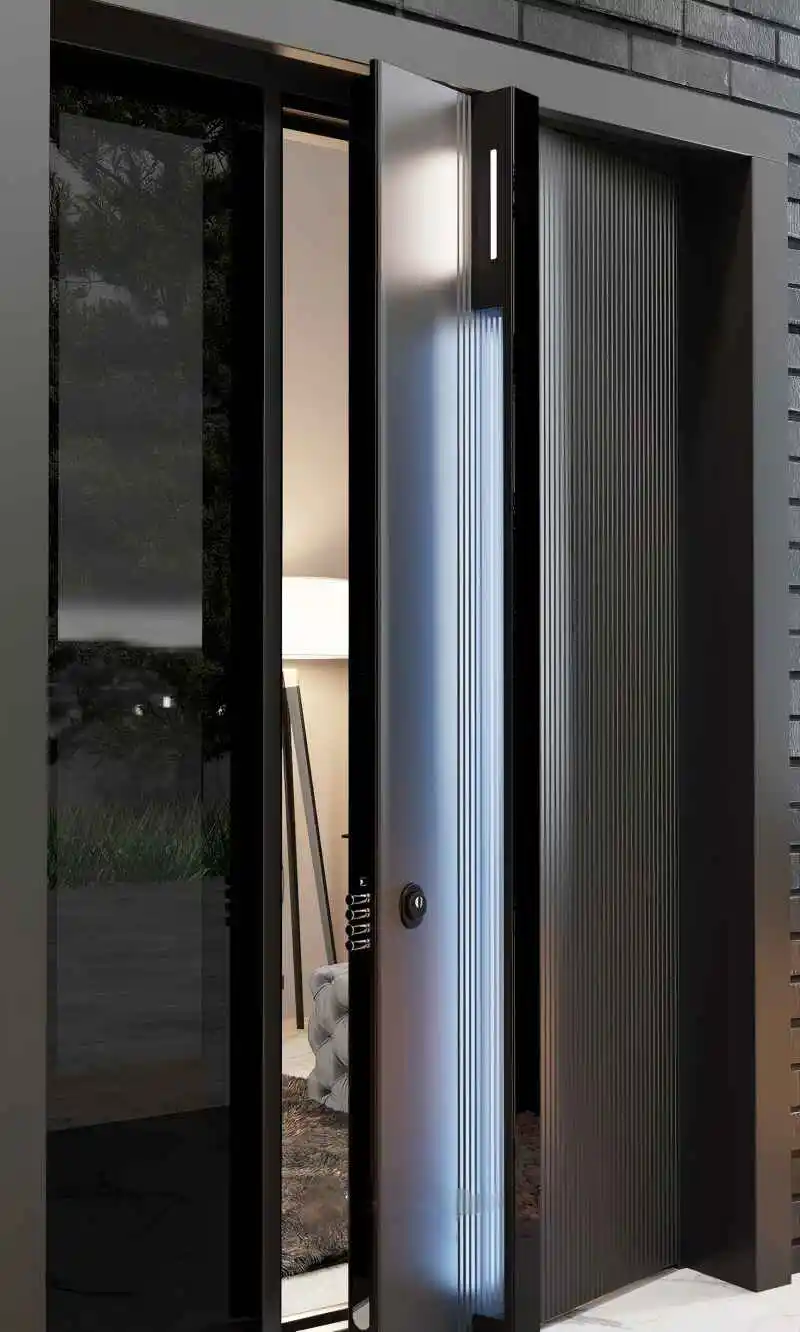 Custom Modern Entry Door Secure Entrance Doors Exterior Aluminum Door for Home Front Door Custom Security Door Emergency Gate
Custom Modern Entry Door Secure Entrance Doors Exterior Aluminum Door for Home Front Door Custom Security Door Emergency Gate