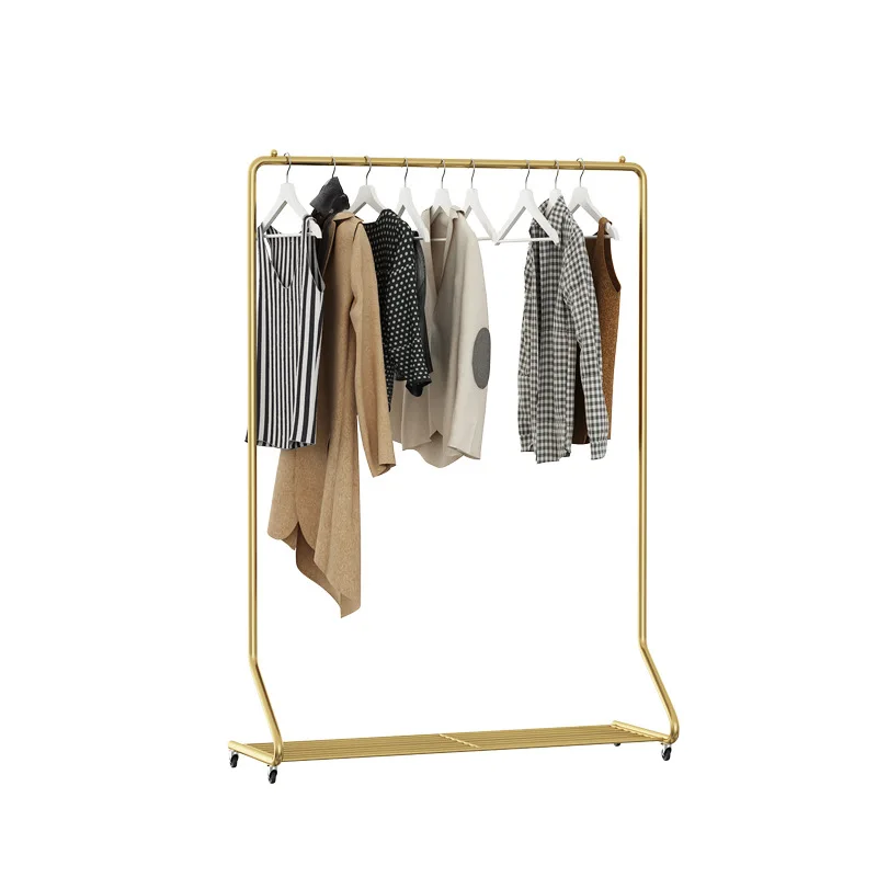 #Light Luxury Simple Floor-Standing Casters Indoor Coat & Commercial Storage Clothes Rack for Clothing Store and Bedroom
#Light Luxury Simple Floor-Standing Casters Indoor Coat & Commercial Storage Clothes Rack for Clothing Store and Bedroom