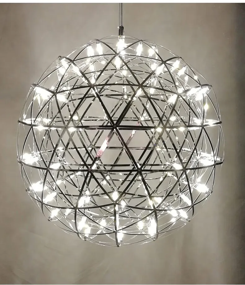 Nordic Loft Spark Ball LED Pendant Light Fixture Firework Stainless Steel Chandelier Lamps Home Decor Sliver Gold 85~265V Light
Nordic Loft Spark Ball LED Pendant Light Fixture Firework Stainless Steel Chandelier Lamps Home Decor Sliver Gold 85~265V Light