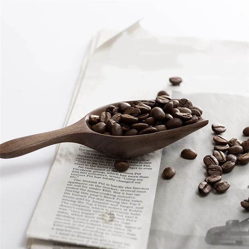 A06RP Solid Wood Coffee Bean Spoon Shovel Black Walnut Whole Wood Digging Coffee Bean Spoon Tea Shovel Wooden Shovel
A06RP Solid Wood Coffee Bean Spoon Shovel Black Walnut Whole Wood Digging Coffee Bean Spoon Tea Shovel Wooden Shovel