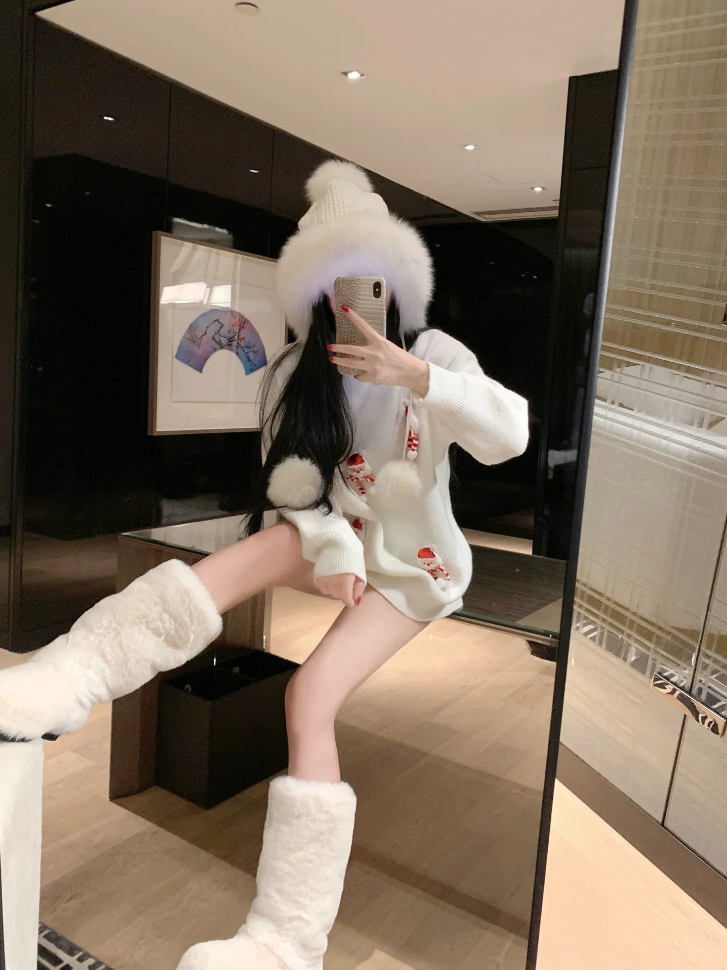 Thickened Knitted Christmas Sweater Middle-Length Women's Fashion Casual Style Christmas Decoration Christmas Heart New Year ...
Thickened Knitted Christmas Sweater Middle-Length Women's Fashion Casual Style Christmas Decoration Christmas Heart New Year ...