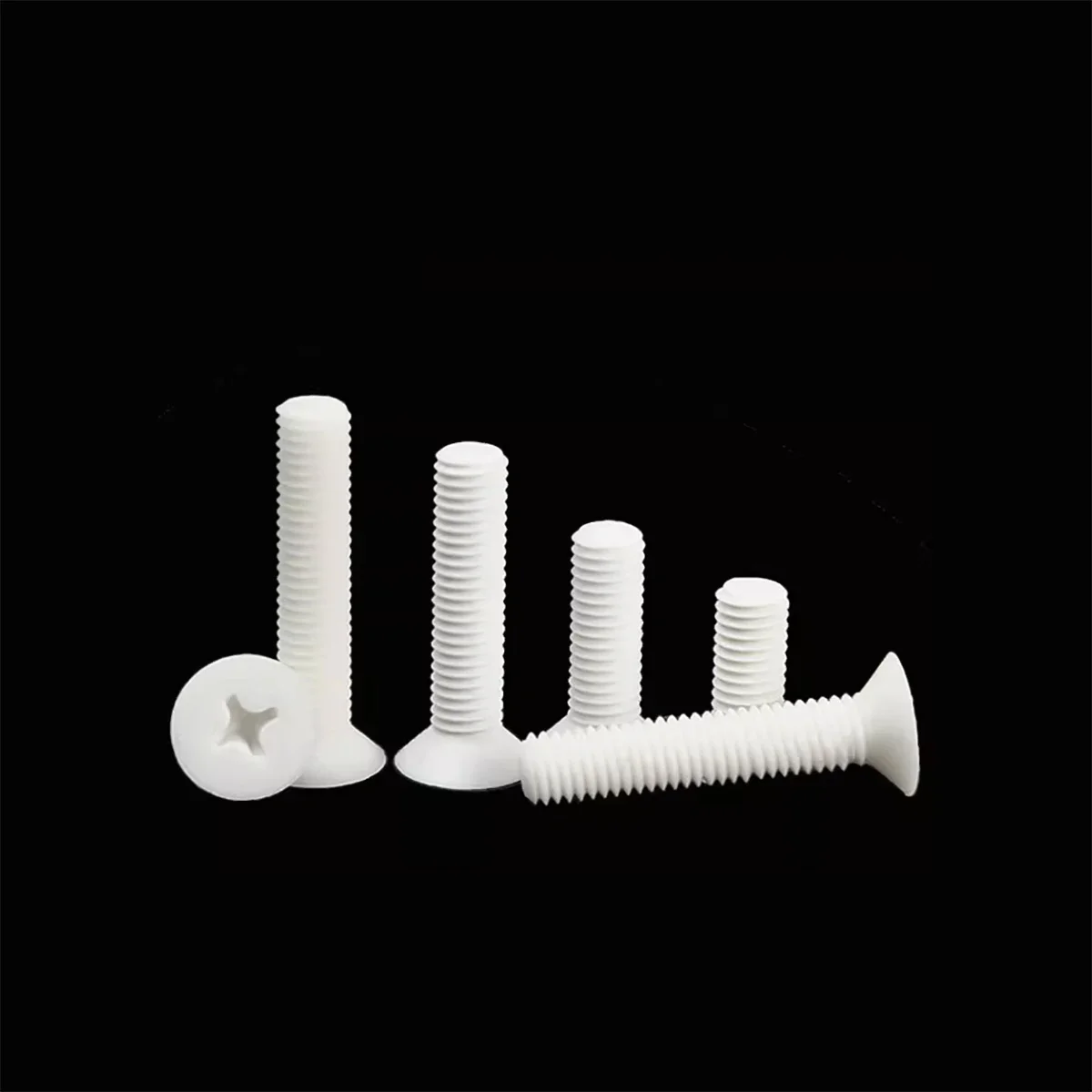 PTFE Countersunk Head Cross Screw Iron Fluorine Dragon Acid Alkali Corrosion Resistant High Temperature Flat Head Bolt M4M5M8M10
PTFE Countersunk Head Cross Screw Iron Fluorine Dragon Acid Alkali Corrosion Resistant High Temperature Flat Head Bolt M4M5M8M10