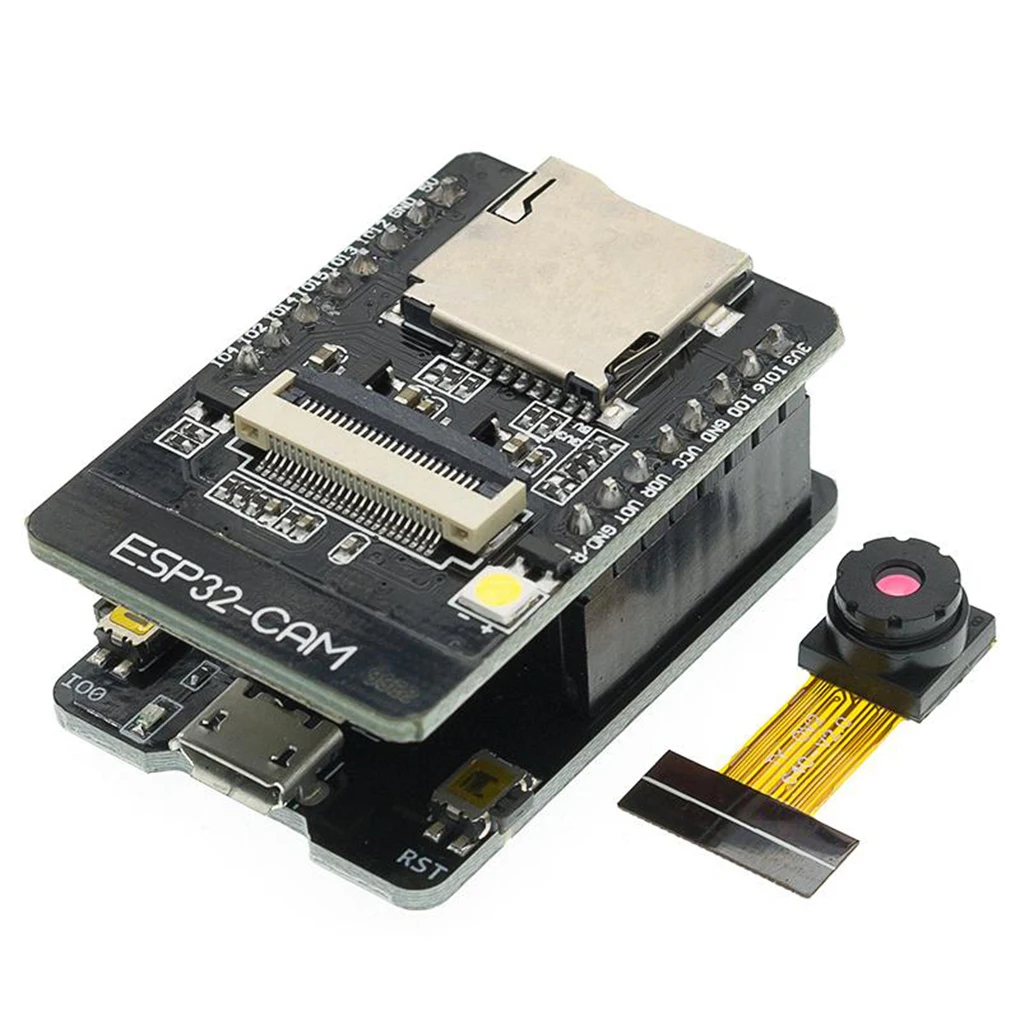 Micro USB CH340G ESP32-CAM-MB/ESP32-CAM OV2640 Camera Module with Antenna WIFI Bluetooth Board For IOT/Smart Home Device System
Micro USB CH340G ESP32-CAM-MB/ESP32-CAM OV2640 Camera Module with Antenna WIFI Bluetooth Board For IOT/Smart Home Device System