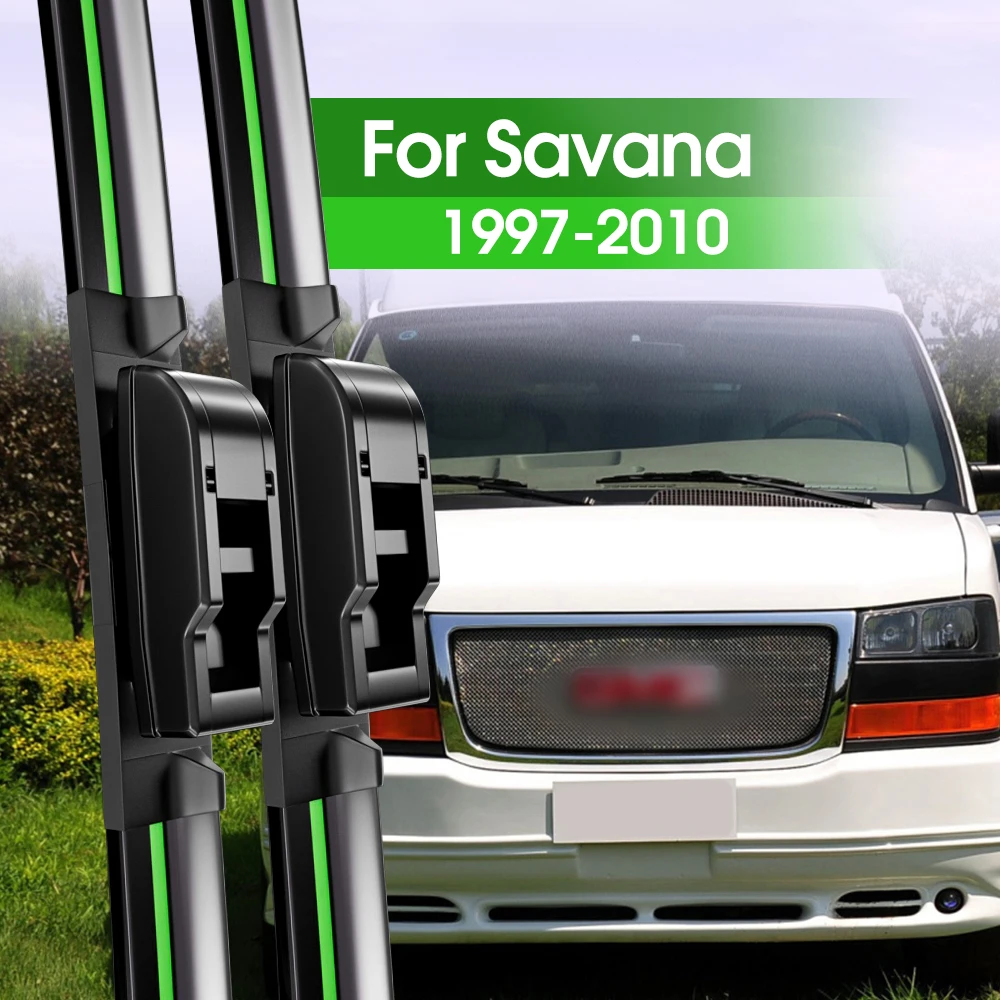2pcs Front Windshield Wiper Blades For GMC Savana 1997-2010 1998 2000 2001 2004 2005 2006 2009 Windscreen Window Accessories
2pcs Front Windshield Wiper Blades For GMC Savana 1997-2010 1998 2000 2001 2004 2005 2006 2009 Windscreen Window Accessories
