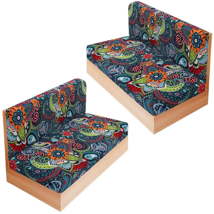 Dinette Cushion Covers Set of 2, Printed Camper Cushion Slipcovers, Washable Anti Slip Stretch Fabric Paisley Pattern
Dinette Cushion Covers Set of 2, Printed Camper Cushion Slipcovers, Washable Anti Slip Stretch Fabric Paisley Pattern