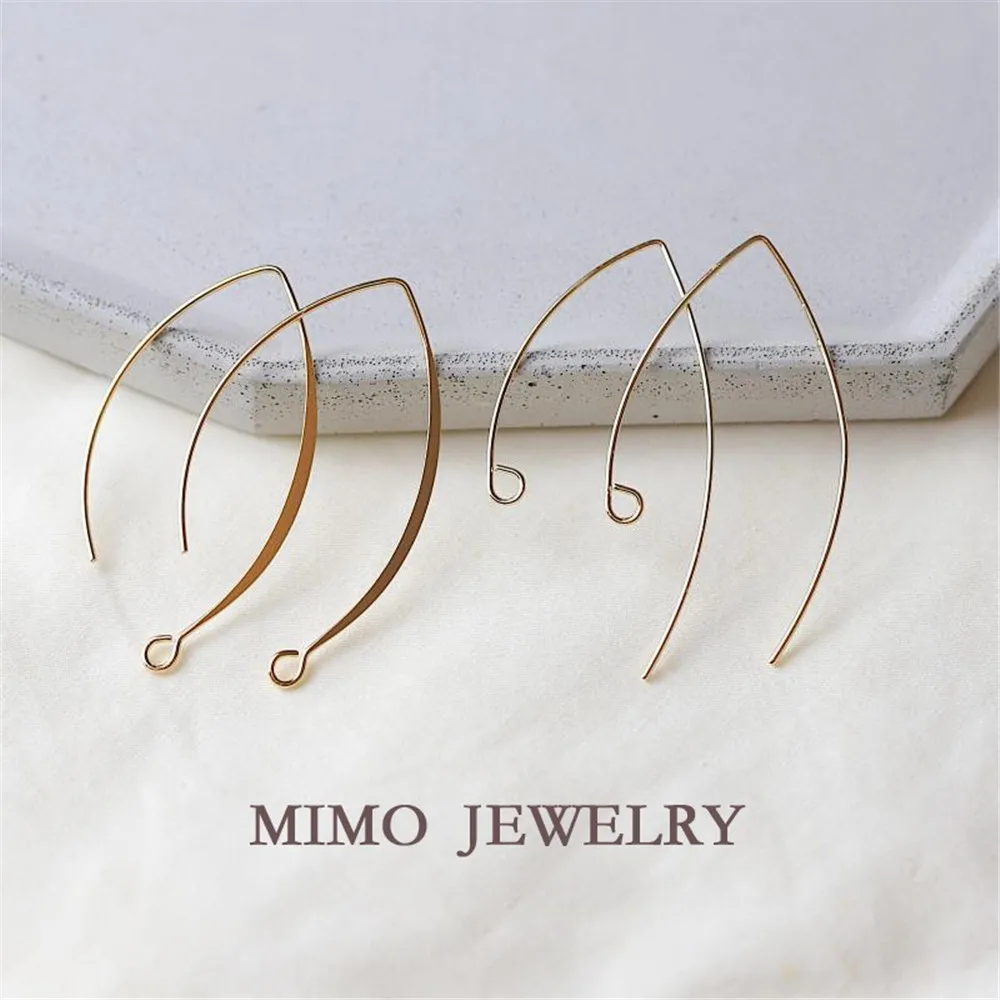 14K Gold Plated Brass Metal Earrings Hooks Ear Wire with Loop Jewelry Making Supplies Wholesale M-769
14K Gold Plated Brass Metal Earrings Hooks Ear Wire with Loop Jewelry Making Supplies Wholesale M-769