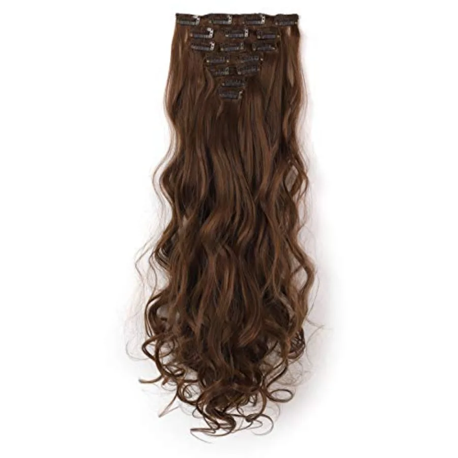 Onedor 20" Curly Full Head Clip in Synthetic Hair Extensions 7pcs 140g 10
Onedor 20" Curly Full Head Clip in Synthetic Hair Extensions 7pcs 140g 10