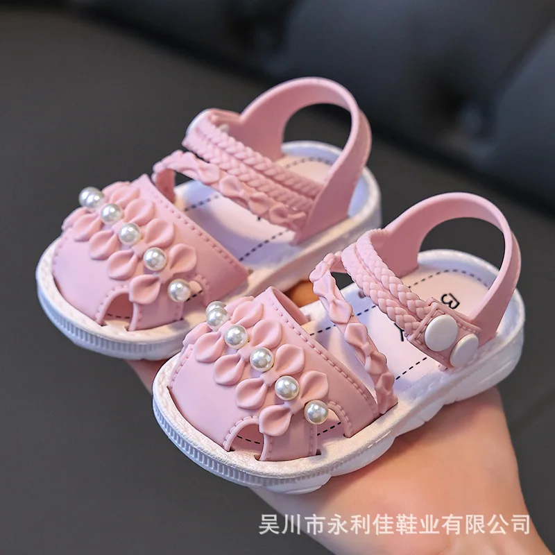Girls' sandals summer non-slip closed-toe shoes baby toddler 0-3 years walking shoes cute soft sole princess shoes
Girls' sandals summer non-slip closed-toe shoes baby toddler 0-3 years walking shoes cute soft sole princess shoes