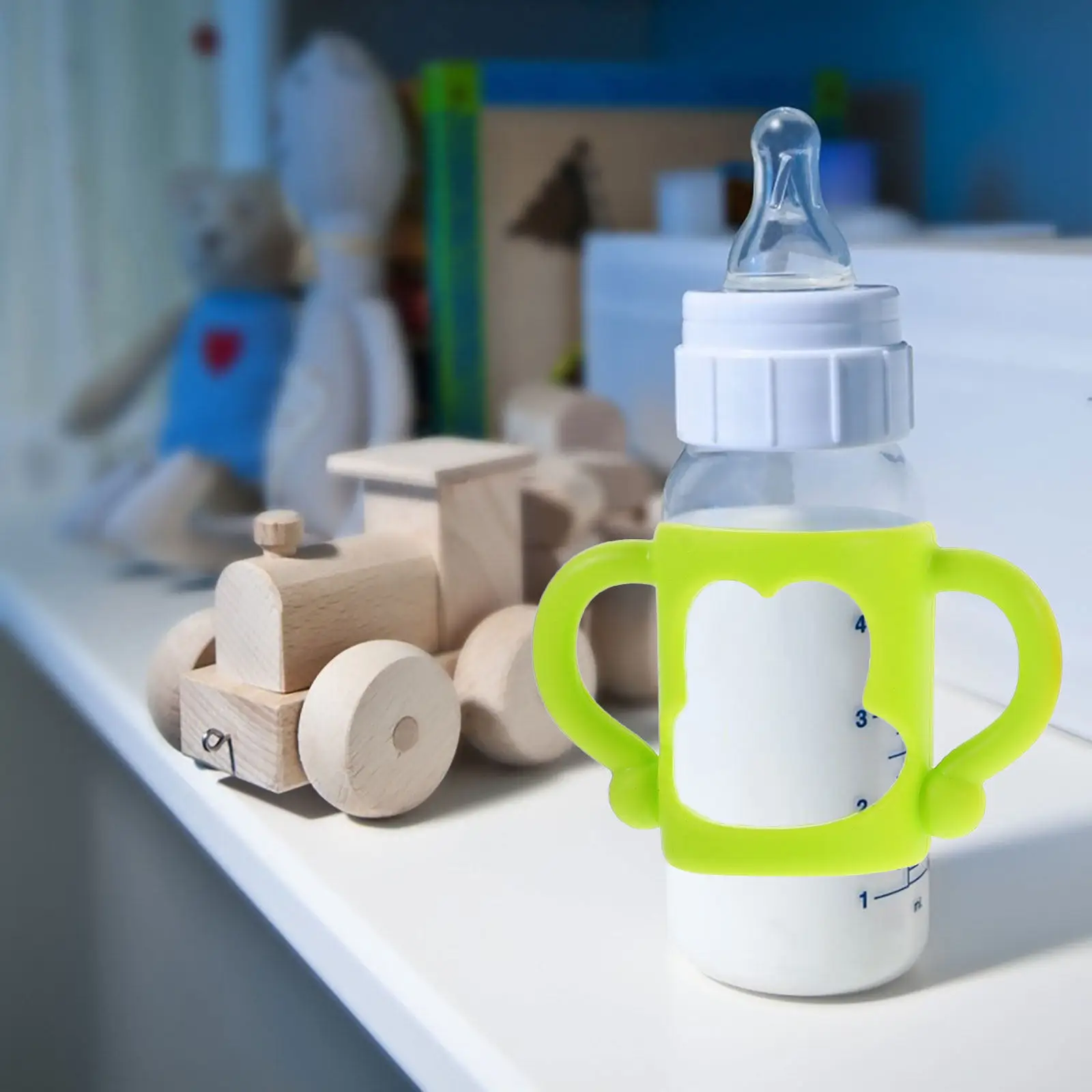 3Pcs Silicone Baby Bottle Handles Soft Comfortable Feeding Bottles Holder Universal Infant Milk Bottle Handle Easy Install
3Pcs Silicone Baby Bottle Handles Soft Comfortable Feeding Bottles Holder Universal Infant Milk Bottle Handle Easy Install