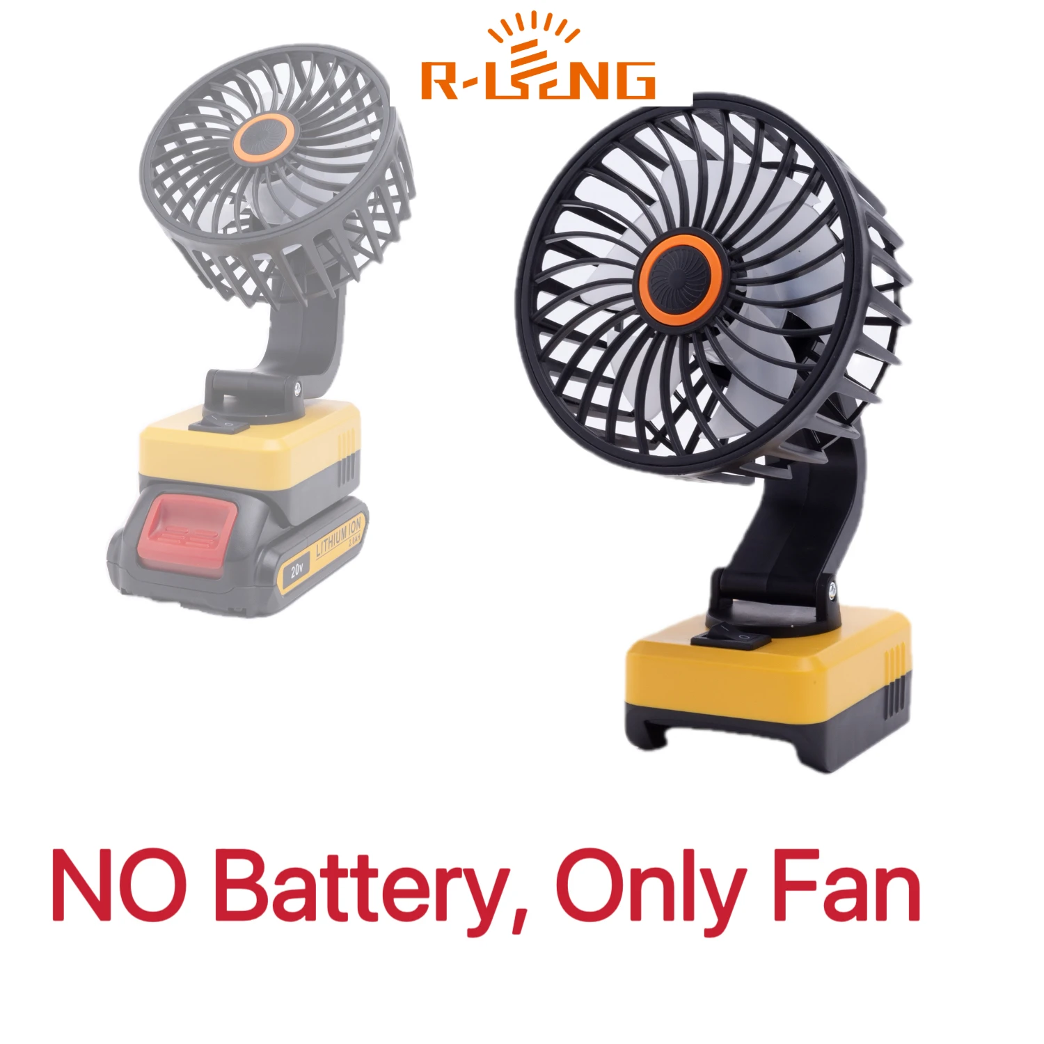 Portable Cordless Workshop Site/camping Travel Fan Tool Fan for DeWalt 18V Lithium-ion Battery Adapter (NO Battery)
Portable Cordless Workshop Site/camping Travel Fan Tool Fan for DeWalt 18V Lithium-ion Battery Adapter (NO Battery)