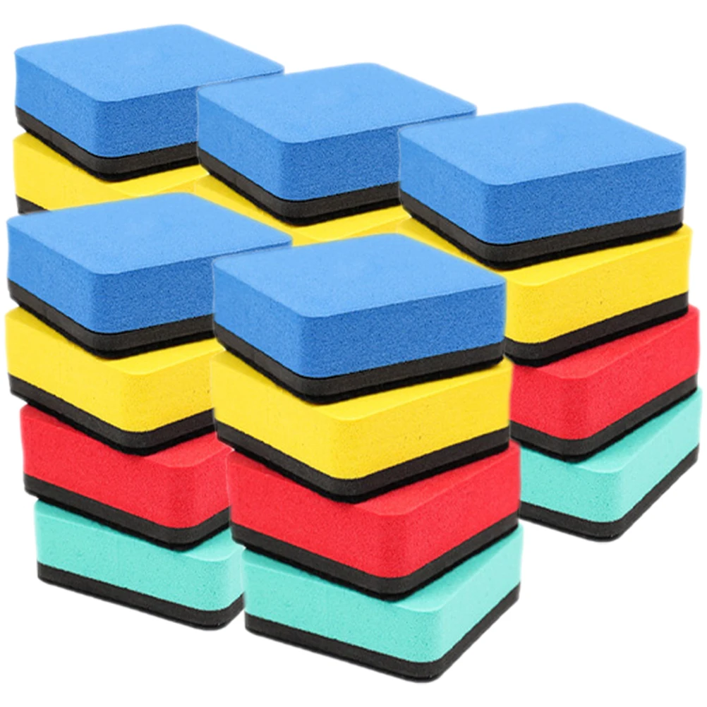 20 Pcs Colored Plate Rubber Dry Erase Erasers EVA Sponge Felt Cloth Magnetic White Board Kids School Office Teaching Home
20 Pcs Colored Plate Rubber Dry Erase Erasers EVA Sponge Felt Cloth Magnetic White Board Kids School Office Teaching Home