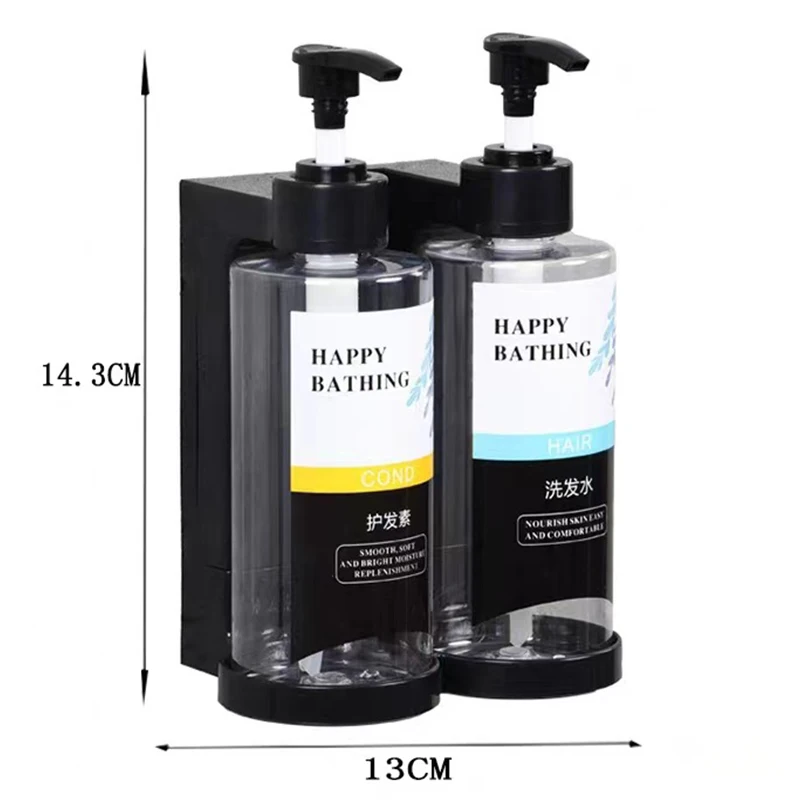 300ml Wall-Mounted Liquid Soap Dispenser 2/3 Chamber Refillable Pump Bottle for Shampoo Conditioner Bathroom Accessories
300ml Wall-Mounted Liquid Soap Dispenser 2/3 Chamber Refillable Pump Bottle for Shampoo Conditioner Bathroom Accessories